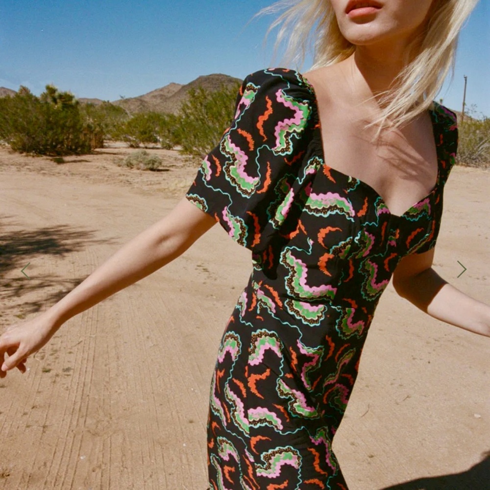 Rhode Ramona Dress in Soundwave